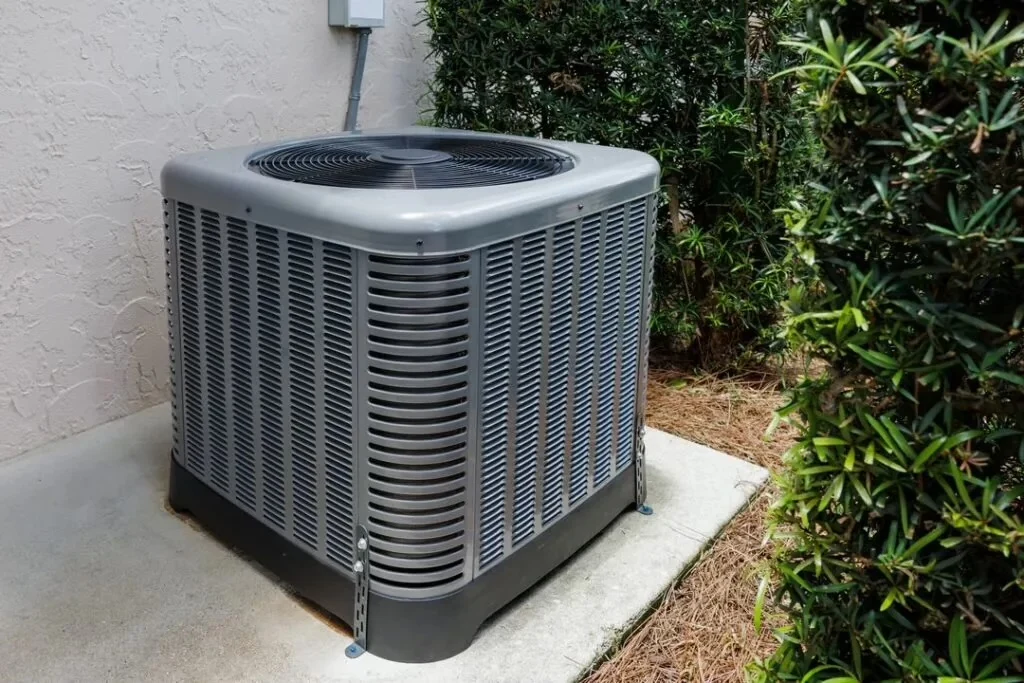 Outdoor central air conditioning unit
